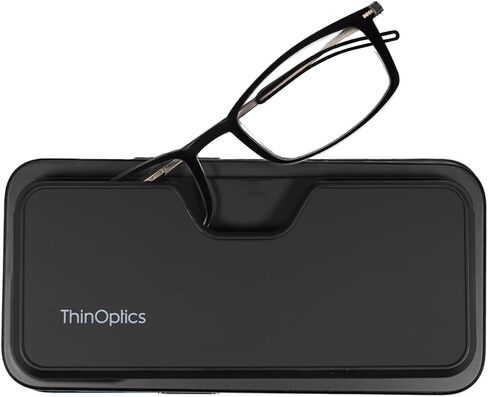 نظارات القراءة Always With You ThinOptics - قارئات رفيعة للغاية وخفيفة الوزن مع حافظة - متوافقة مع MagSafe in Saudi Arabia