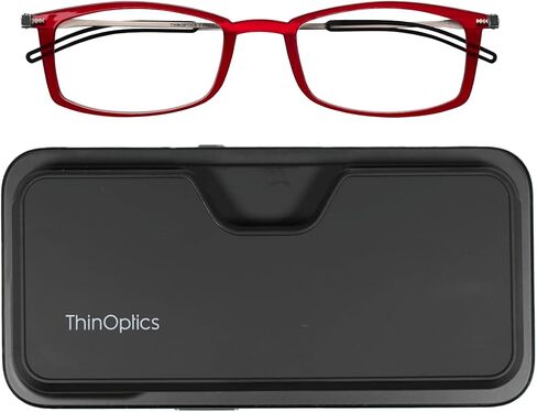 نظارات القراءة Always With You ThinOptics - قارئات رفيعة للغاية وخفيفة الوزن مع حافظة - متوافقة مع MagSafe in Saudi Arabia