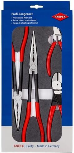 أدوات KNIPEX - 00 20 01 V16 - طقم كماشة سيارات مكون من 4 قطع في صينية رغوية (002001V16) in Saudi Arabia