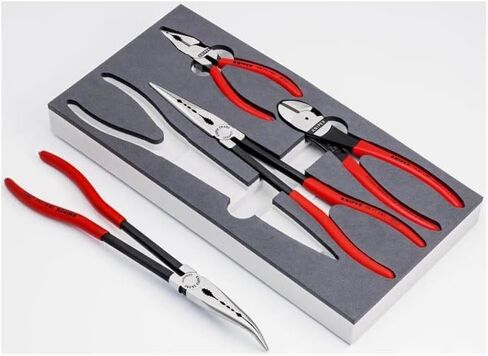 أدوات KNIPEX - 00 20 01 V16 - طقم كماشة سيارات مكون من 4 قطع في صينية رغوية (002001V16) in Saudi Arabia