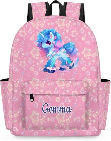 Toddler Backpack for Age 3 to 6 Years Old, Kids Backpack 15 inch School Bag for Preschool or Kindergarten, Cute Unicorn Pink Flower in Saudi Arabia