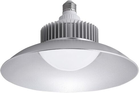 LED Light Bulb with Shade, 60 Watt Equivalent, 5000 Lumens, Daylight White 5000k, 50,000 Hours Lifetime, E26 Standard Base, for Warehouse, Workshop or Garage, ETL Certified in Saudi Arabia