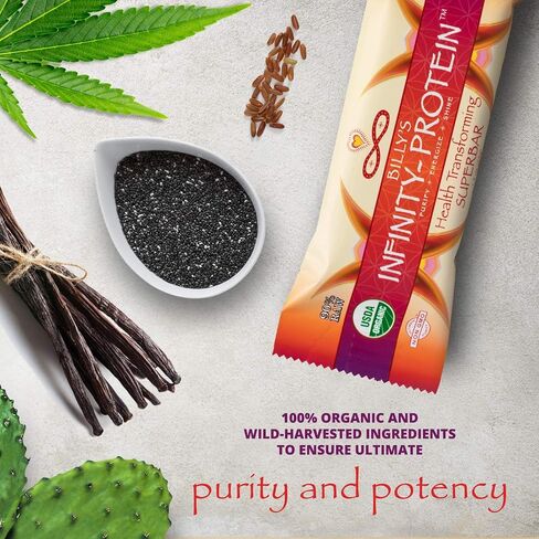 Infinity C Superfood Bars | Healthy Energy Bars w/ 1125 mg of Whole Food Vitamin C | Immune Boosting Plant Based Ingredients | Camu Camu, Acerola, Amla Powder, & Shilajit | Raw, Gluten Free, Non GMO in Saudi Arabia