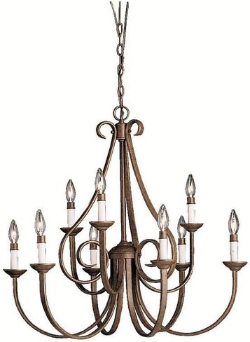 Kichler Dover 24.5" 5 Light Chandelier in Brushed Nickel in Kuwait
