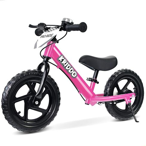 KRIDDO Pro Toddler Balance Bike 2+ Year Old with Hand Brake and Kickstand in Kuwait
