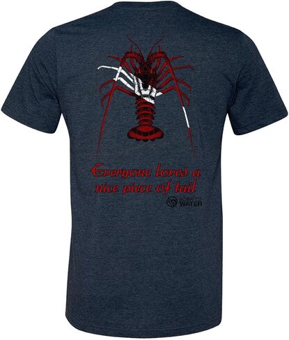Lobster Scuba Diving T-Shirt: Mens Short Sleeve for Fishing, Spearfishing, Boating, and Beach in Saudi Arabia