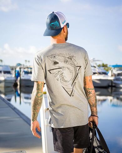 Lobster Scuba Diving T-Shirt: Mens Short Sleeve for Fishing, Spearfishing, Boating, and Beach in Saudi Arabia