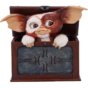 Nemesis Now Gremlins Gizmo in a Box Figurine, Hand-Painted Resin Collectible, Officially Licensed Gremlins Merchandise, 12.5cm