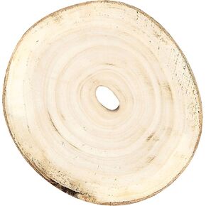 Creative Co-op DA5393 Wood Slice, Large, Natural