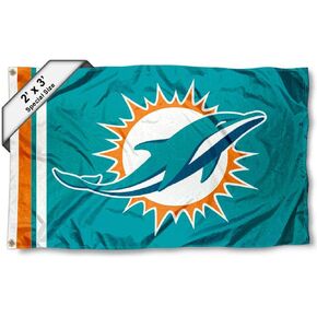 WinCraft Miami Dolphins 2x3 Feet Flag