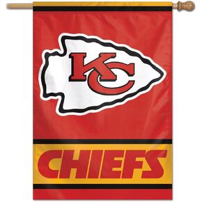 NFL Kansas City Chiefs 27-by-37-Inch Vertical Flag