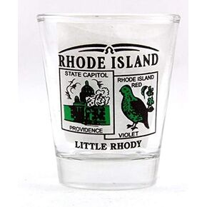 Rhode Island State Scenery Green New Shot Glass