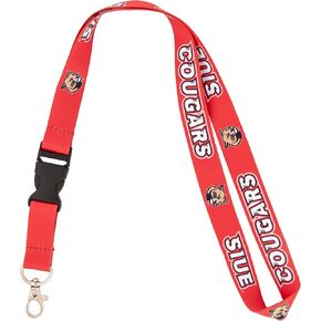 Desert Cactus Southern Illinois University Edwardsville Lanyard SIUE Cougars Car Keys ID Badge Holder Keychain Detachable Breakaway Snap Buckle (Lanyard A)