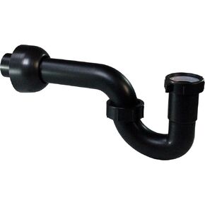 Westbrass D401-PF-12 Decorative Styrene P-Trap, Oil Rubbed Bronze