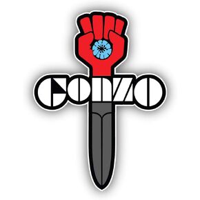 Gonzo Fist Vinyl Sticker Decal