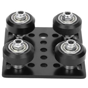 V Type Gantry Plate, 3D Printer Accessories Aluminum Pulley Construction of Gantry Panels Mini V Gantry Set for Aluminum Rails 3D Printer