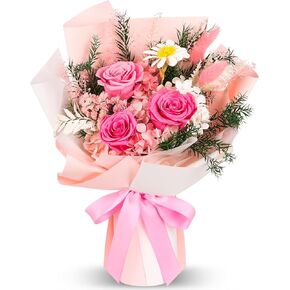 VAIPI Flowers for Delivery Prime, Preserved Flowers Bouquets, Real Purple Forever Roses Bouquet That Last Up to 1-3 Years, for Women,Valentines Day, Mothers Day, Birthday Gift for Her
