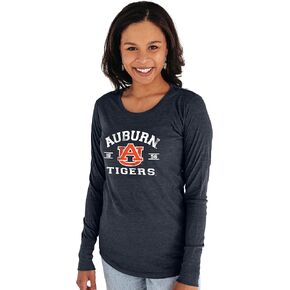 Blue 84 Women's Long Sleeve T Shirt Tri-Blend Mascot