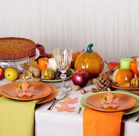 Gift Boutique 100 Count Thanksgiving Table Maple leaf I Am Thankful For Cards Tree Kit Bulletin Board Cutouts Autumn Name Cards Table Place Settings Fall Gratitude Wall Decor Leaf Cutout in Saudi Arabia