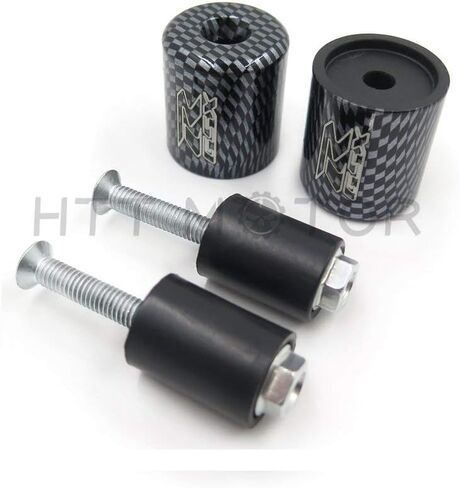 XKMT-Compatible With Suzuki Gsxr 600 750 1000 1300 Hayabusa Katana Sv650S Tl1000S Bandit Carbon Bar Ends [B00YWBV0ES] in Kuwait