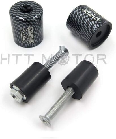 XKMT-Compatible With Suzuki Gsxr 600 750 1000 1300 Hayabusa Katana Sv650S Tl1000S Bandit Carbon Bar Ends [B00YWBV0ES] in Kuwait