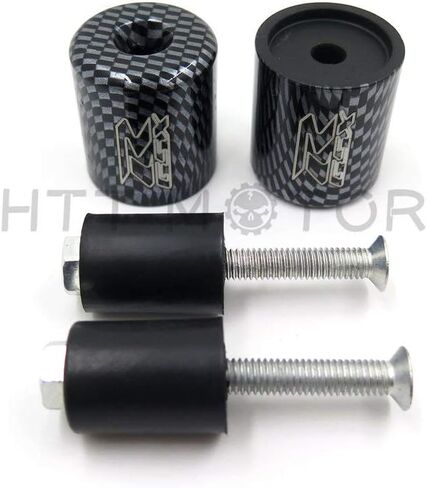 XKMT-Compatible With Suzuki Gsxr 600 750 1000 1300 Hayabusa Katana Sv650S Tl1000S Bandit Carbon Bar Ends [B00YWBV0ES] in Kuwait