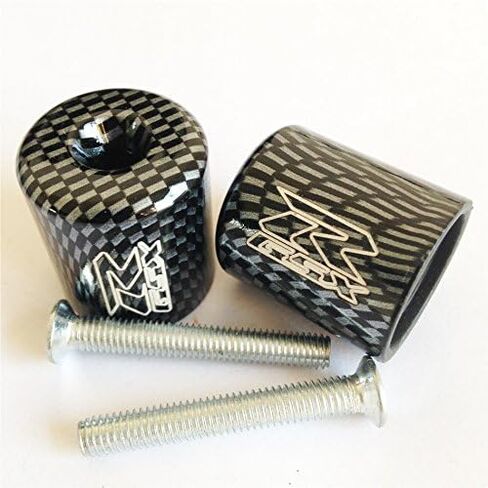XKMT-Compatible With Suzuki Gsxr 600 750 1000 1300 Hayabusa Katana Sv650S Tl1000S Bandit Carbon Bar Ends [B00YWBV0ES] in Kuwait