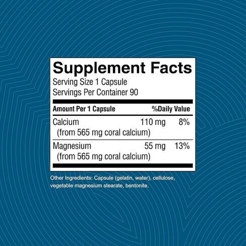 كبسولات كالسيوم مرجانية من Nature's Sunshine، 90 كبسولة in Kuwait