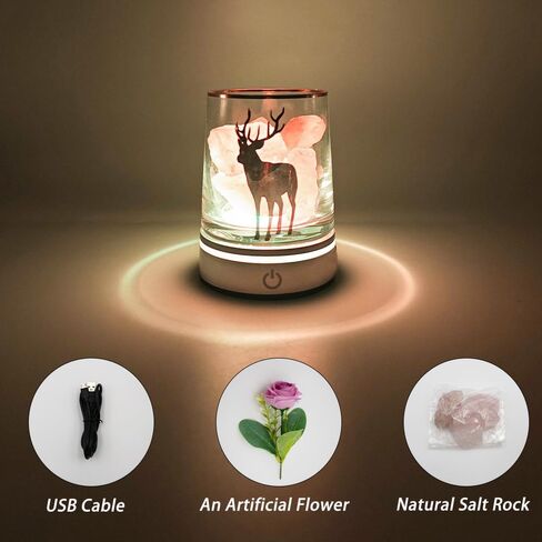 Night Light Rechargeable for Girls Boys Women Men Gifts, 3 Lighting Modes Changing Night Light for Kids, Battery or USB Powered Portable for bedrooms, Living Rooms Children's Rooms (Cute Deer, 1pcs) in Saudi Arabia