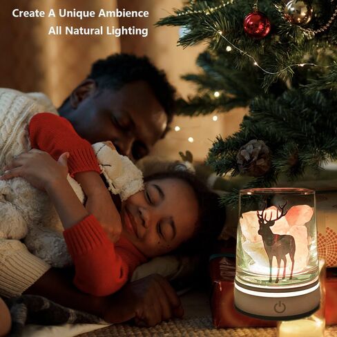 Night Light Rechargeable for Girls Boys Women Men Gifts, 3 Lighting Modes Changing Night Light for Kids, Battery or USB Powered Portable for bedrooms, Living Rooms Children's Rooms (Cute Deer, 1pcs) in Saudi Arabia