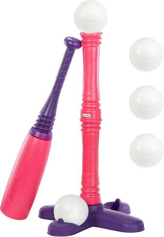 Little Tikes T-Ball Set,Pink, 5 Balls, for Toddlers Ages 18+ Months – Amazon Exclusive in Saudi Arabia