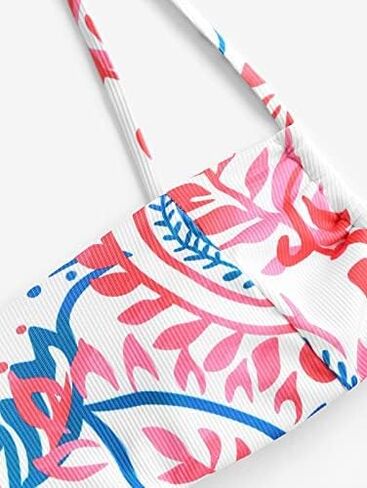 ZAFUL المرأة 2 قطعة مغرفة الرقبة بيكيني المحاصيل الأعلى قطع عالية ملابس السباحة مجموعة عالية الخصر البرازيلي ثوب السباحة in Saudi Arabia