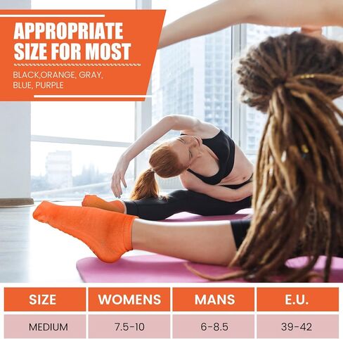 Liitrsh 100 Pairs Non Slip Yoga Socks with Grips Anti Skid Pilates and Barre Socks for Man Woman Pilates Ballet in Kuwait