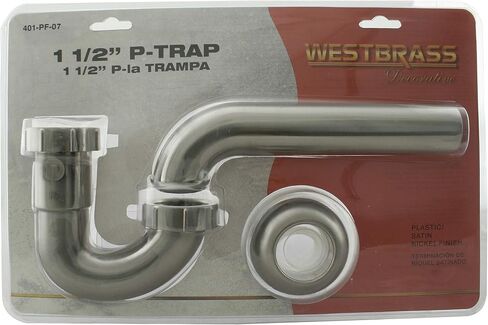 Westbrass D401-PF-12 Decorative Styrene P-Trap, Oil Rubbed Bronze in Saudi Arabia