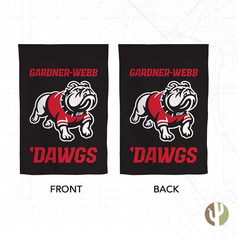 Desert Cactus Gardner-Webb University Garden Flag Bulldogs GWU Banner 100% Polyester (Design B) in Saudi Arabia
