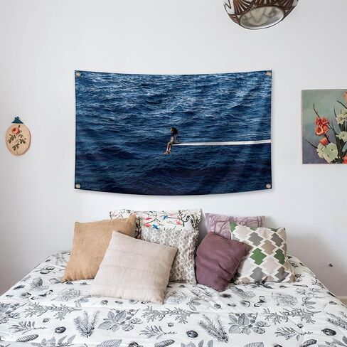 3x5 FT ألبوم موسيقى الراب نسيج المغني المفروشات لديكور غرفة النوم الكلية، غرفة النوم، داخلي في الهواء الطلق in Saudi Arabia