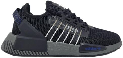 adidas Men's NMD R1 V2 Running Shoes, Black/Grey, 8 M US in Saudi Arabia