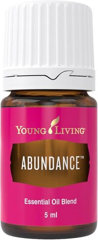 Young Living Abundance - 100% Pure and Natural Essential Oil for Diffuser - Aromatherapy for Positive Energy, Meditation, Prayer, and Wellness Support - 5 ml in Kuwait
