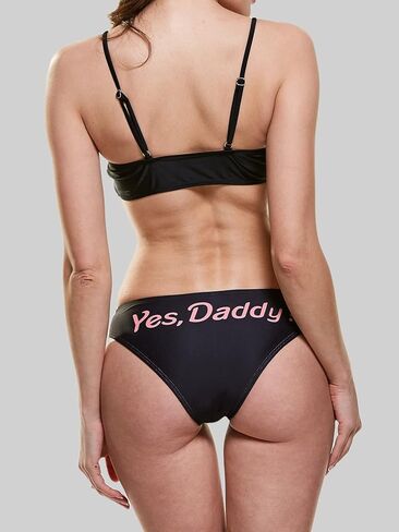 SINGUYUN Yes Daddy طقم حمالة صدر ولباس داخلي ملابس سباحة أنيمي بيكيني تأثيري الملابس الداخلية مجموعات الملابس الداخلية in Kuwait