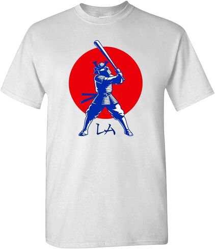 Los Angeles Samurai Men' T-Shirt for Baseball Fans in Saudi Arabia