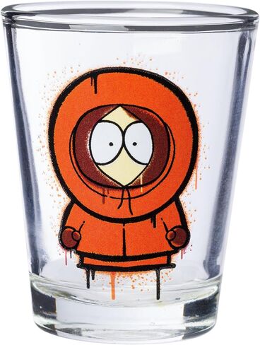 Silver Buffalo SpongeBob SquarePants Poses Floral Krabby Patty 4-Pack Mini Glass Set, 1.5 Ounces in Saudi Arabia
