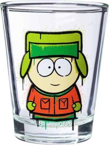 Silver Buffalo SpongeBob SquarePants Poses Floral Krabby Patty 4-Pack Mini Glass Set, 1.5 Ounces in Saudi Arabia