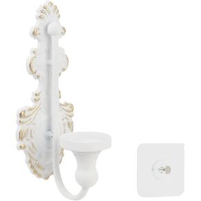 Oedema Wall Sconces Candle Holder Metal Wall Decoration Mounted Candle Holder Candle Sconces for Living Room, Bathroom, Dining Room, Gold