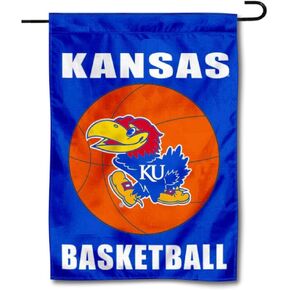 College Flags & Banners Co. Kansas Jayhawks Basketball Garden Flag