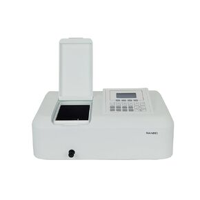 blue Spectrophotometer with USB interfaces,Visible lab Spectrophotometer,Wavelength accurracy±1nm, LCD Digital Lab Spectrophotometer,320-1100nm,Tungsten Lamp, Portable Spectrophotometer