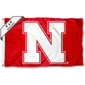 College Flags & Banners Co. Nebraska Huskers 4 ft x 6 ft Flag