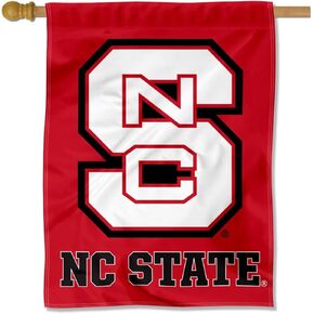 North Carolina State Wolfpack Red Double Sided House Banner Flag