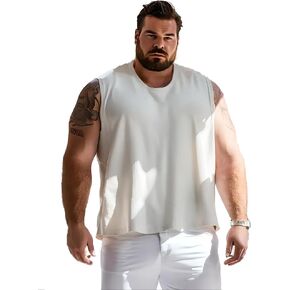 Plus Size Men Tank Top Summer Quick Dry Tank Top Oversize Xl-9Xl