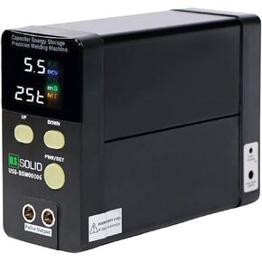 U.S. Solid USS-BSW06 Battery Spot Welder 14.5 KW 2500A Capacitor Energy Storage Pulse Welding Machine, Mini Portable Spot Welding Equipment for 18650, 21700 Lithium Battery Pack Building