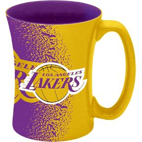 Boelter Brands NBA unisex-adult NBA Sculpted Mocha Mug, 14-ounce